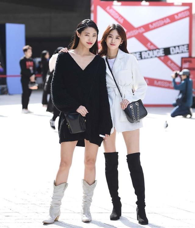 韩国女生太会穿，早秋的韩国街拍看似普通却暗藏“小心机”，这穿搭真好 街拍 第1张