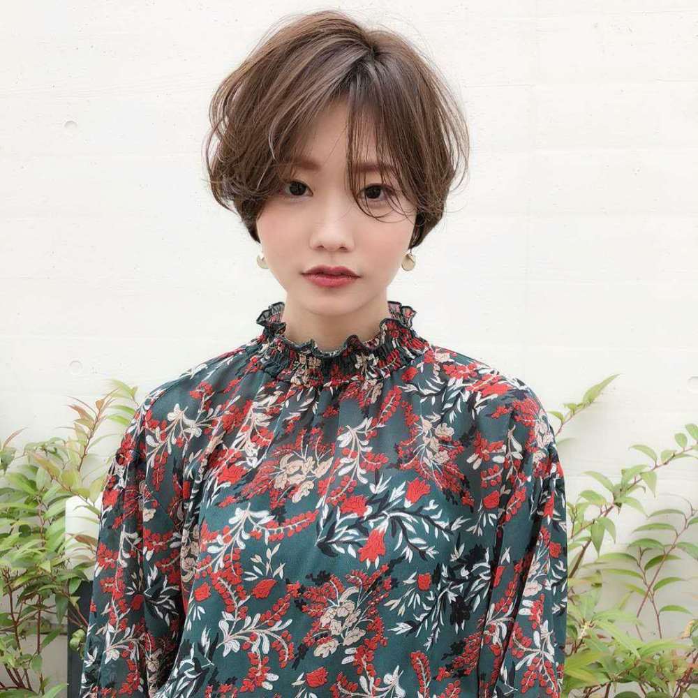 发量少发质细软容易油的小圆脸女生，适合什么样的短发？ 健康 第13张