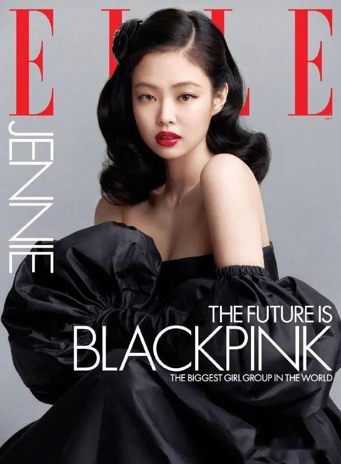 韩女团登上《ELLE》美版10月刊封面，第一个登封的女团！ 明星搭配 第2张