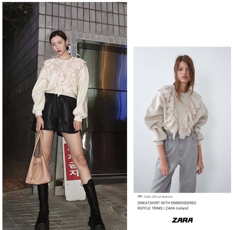 盘点李宣美那些年穿过的ZARA，确认过眼神，是我们的轻奢女孩 时尚 第6张