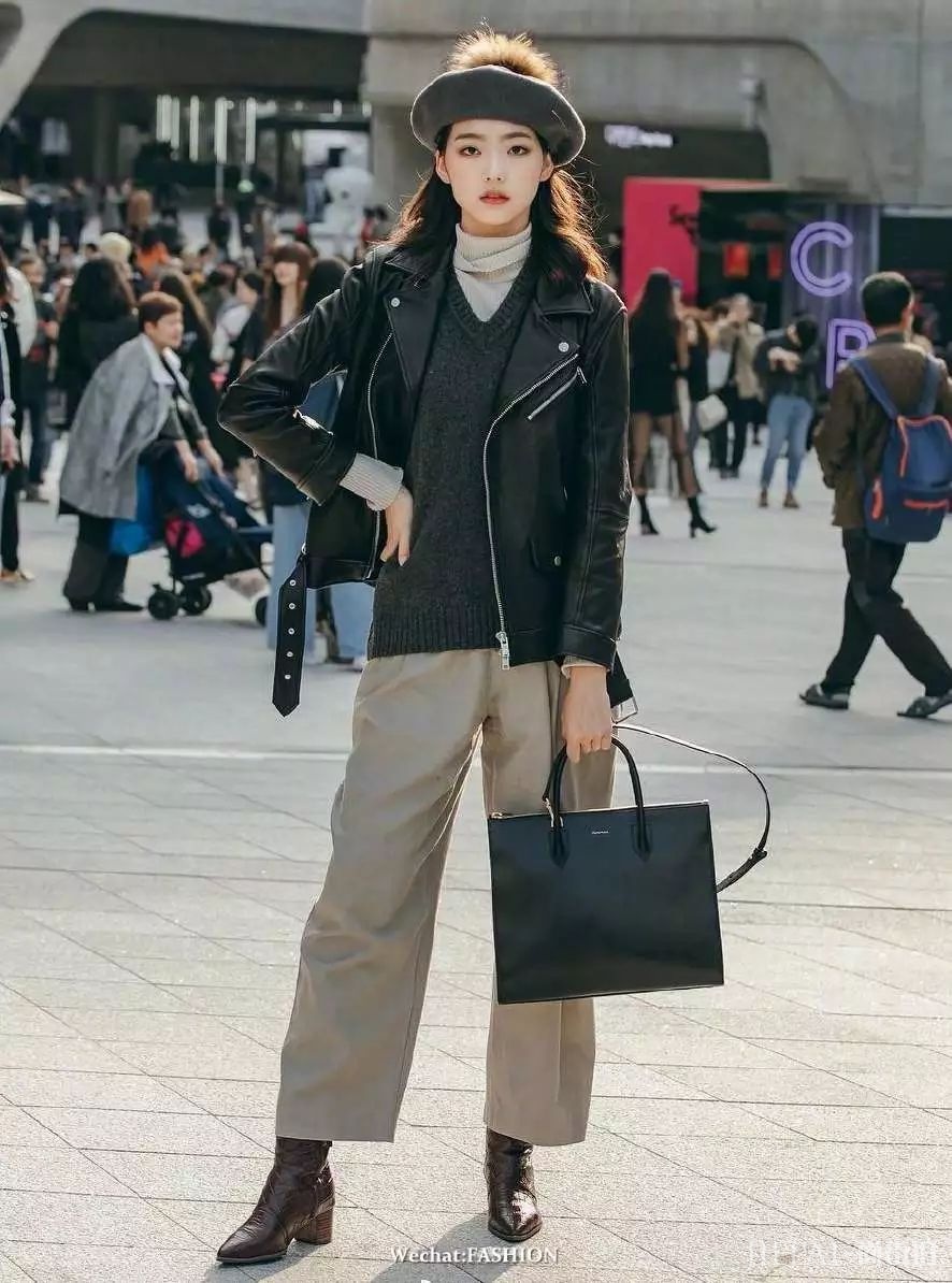 首尔时装周街拍 超多好看又会穿的小姐姐 街拍潮人 第6张