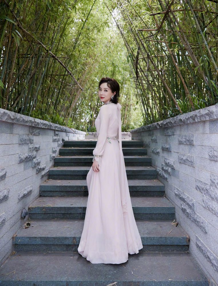 陈数和孙俪被称为姐妹花，穿白T配黑百褶裙清新雅致太美丽 时尚 第4张