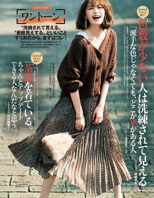 40岁的女人秋天多穿“棕色”衣服，显年轻又有气质 穿搭 第1张