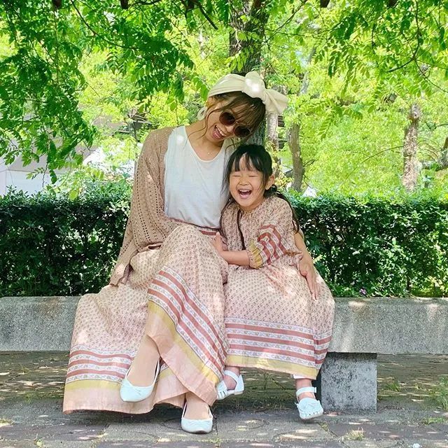 亲子装这么穿！日本妈妈只用优衣库、GU、H＆M也能搭出时尚感 穿搭 第3张
