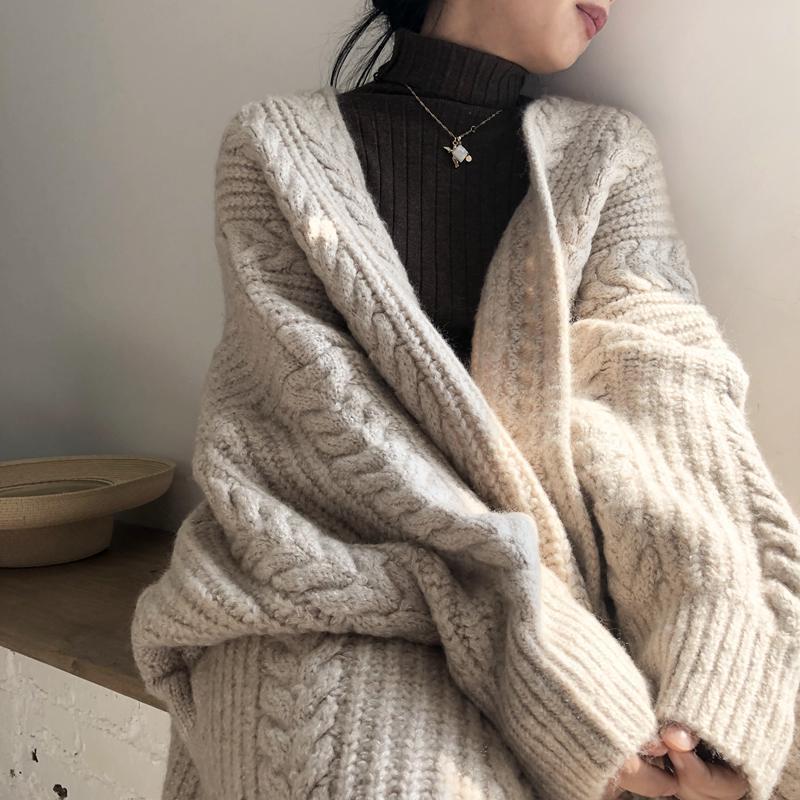 手感舒服又厚实的毛衣外套，冬天备上既潮流又有温度 穿搭技巧 第4张