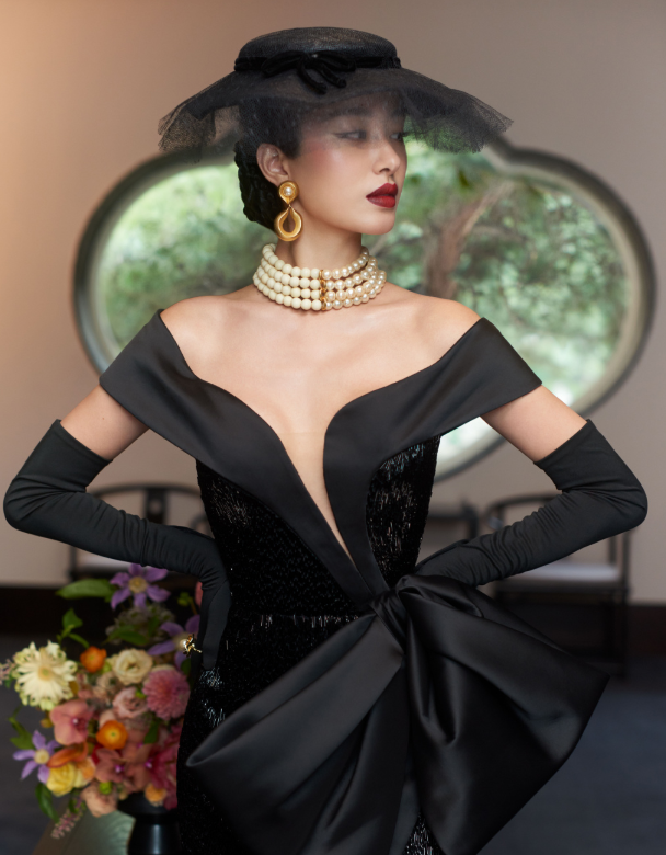 “氛围系美人”杨采钰法式风情穿搭，优雅又高级 明星搭配 第4张