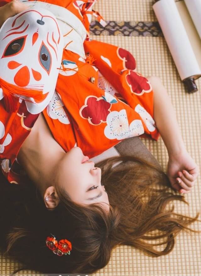 日式和服美女优雅气质室内图片写真 美图 第1张