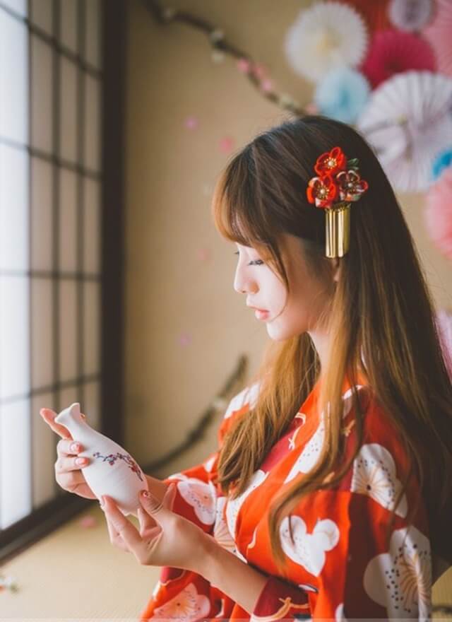 日式和服美女优雅气质室内图片写真 美女图片 第1张