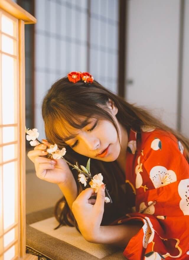 日式和服美女优雅气质室内图片写真 美图 第1张