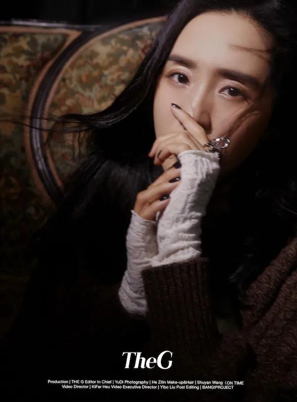 王智封面大片曝光：眼神绝美 复古文艺透着小性感 时尚 第9张