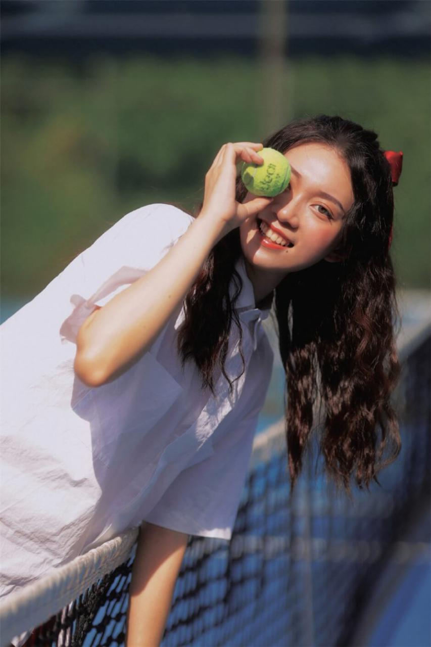清纯迷人网球美女唯美气质图片 美女图片 第1张