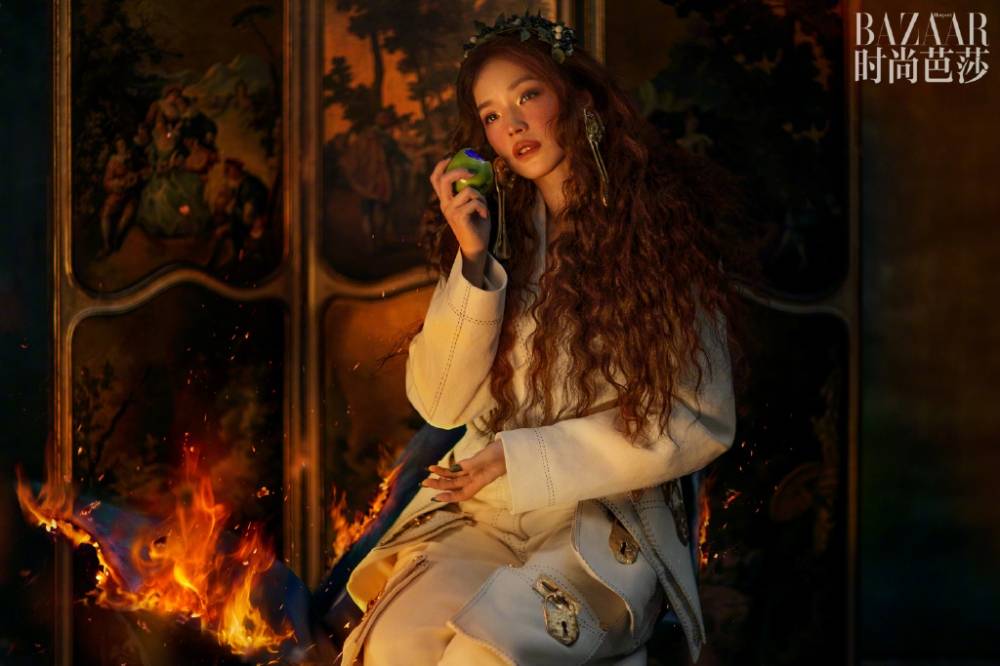 时间没有带走她的纯真少女气质：舒淇45岁生日化身油画女郎 时尚 第4张