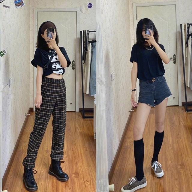 女生夏季bf风穿搭 bf风穿搭推荐 穿搭 第1张