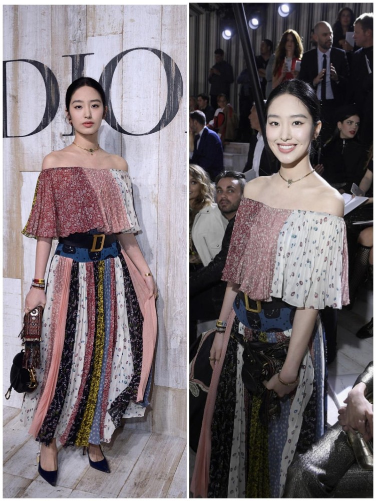 杨采钰穿连衣裙完美展示好身材，穿花哨裙魅力十足 时尚 第5张
