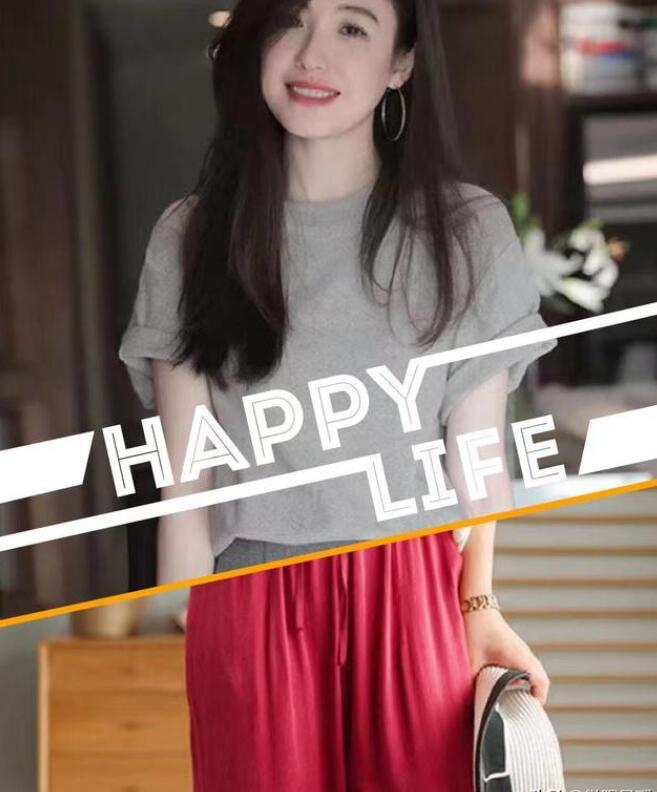 红色裤子搭配什么样的衣服最好看？ 穿搭 第5张