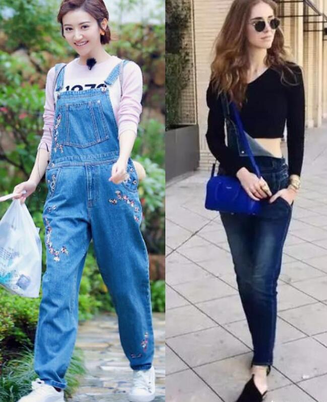 小个子女生怎样穿背带裤才显好看？ 穿搭 第4张