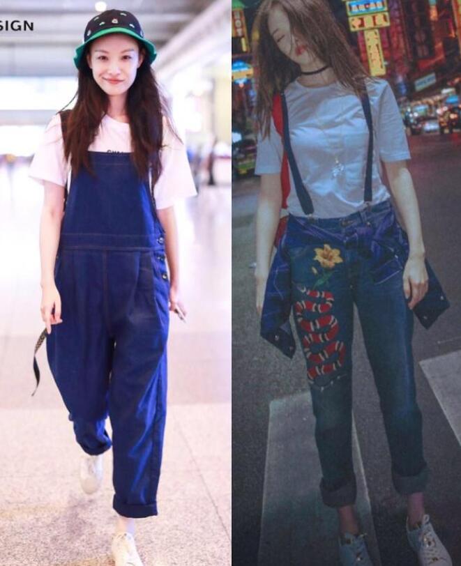 小个子女生怎样穿背带裤才显好看？ 穿搭 第5张