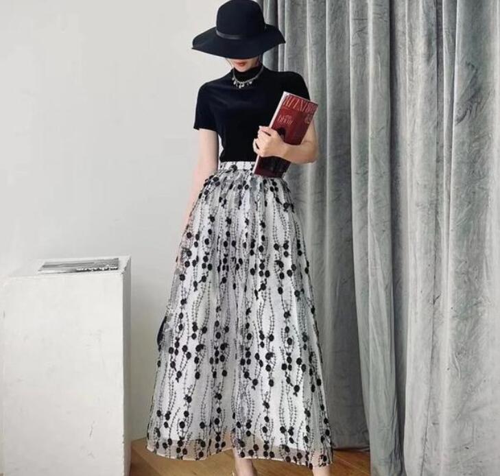 50岁女人穿什么裙子好看？ 穿搭 第1张
