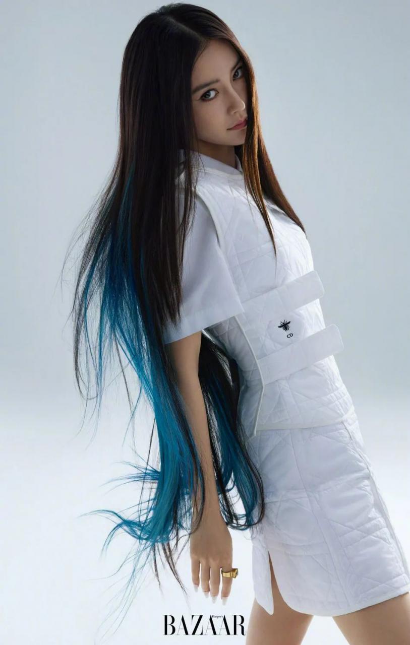 杨颖酷美大片靓丽多姿！浓妆艳抹魔鬼身材性感妩媚 时尚 第5张