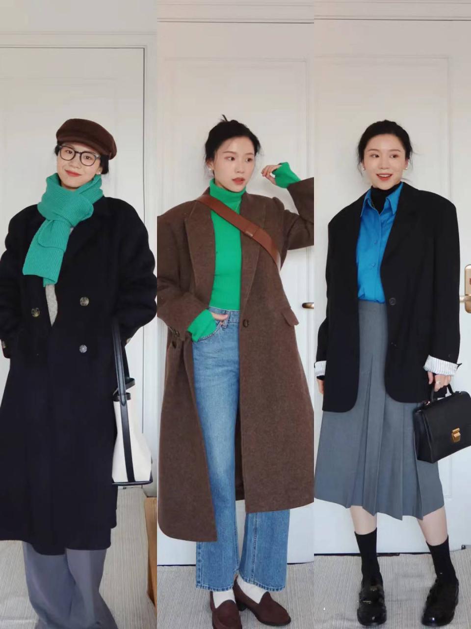 30+的女人别错过，初冬“氛围感”穿搭太美了，慵懒大方又俏皮 穿搭 第7张