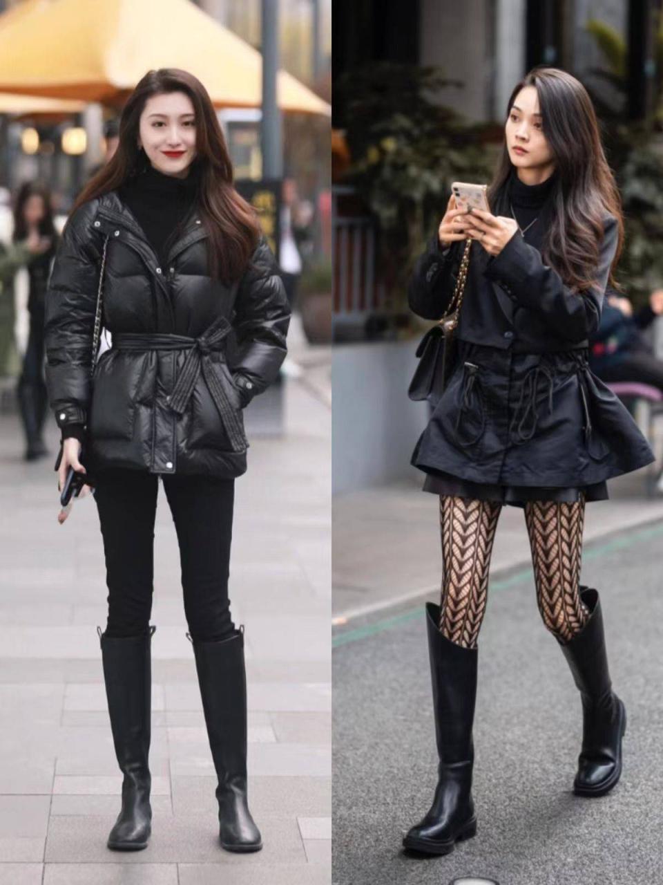 普通人穿羽绒服，建议：买短少买长，学会这几个搭配思路太洋气 穿搭技巧 第2张