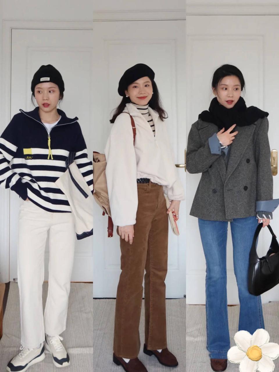 30+的女人别错过，初冬“氛围感”穿搭太美了，慵懒大方又俏皮 穿搭 第2张