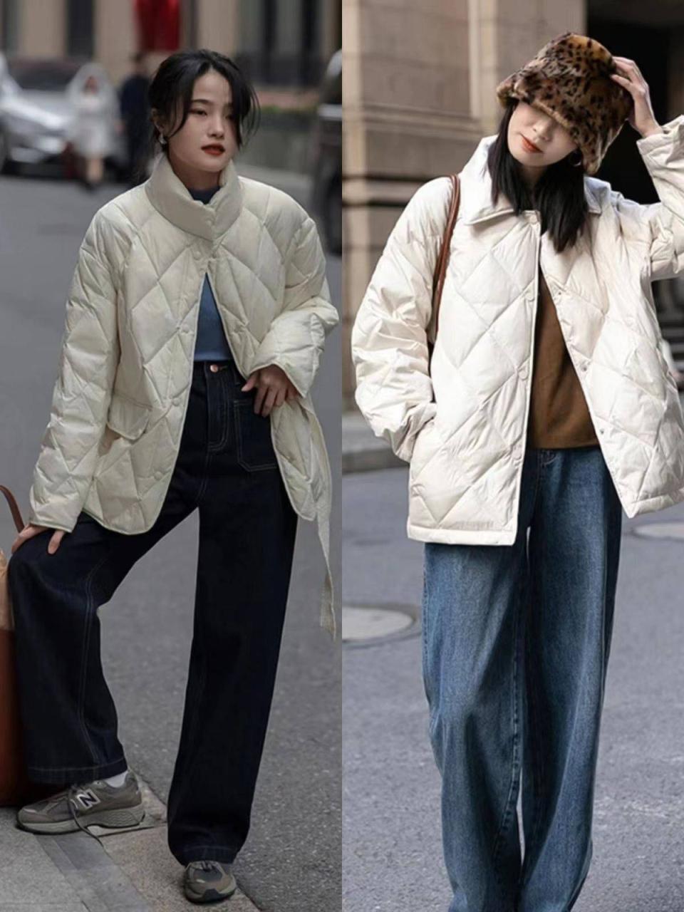 普通人穿羽绒服，建议：买短少买长，学会这几个搭配思路太洋气 穿搭技巧 第6张