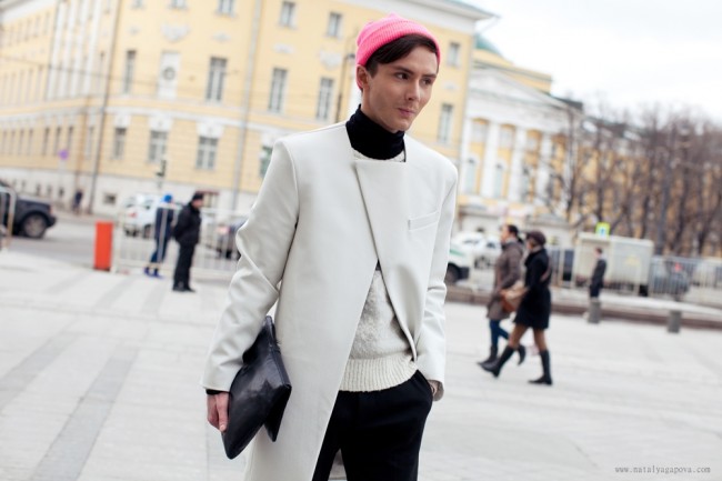 来自寒冷雪国的神秘魅力：看俄罗斯10月时尚街拍 街拍潮人 第11张