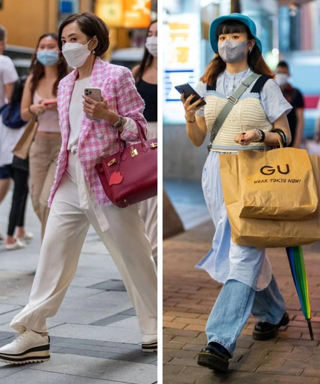 香港街拍：阔腿裤穿搭时尚又有气质，普通人也能穿的很好看 街拍潮人 第4张